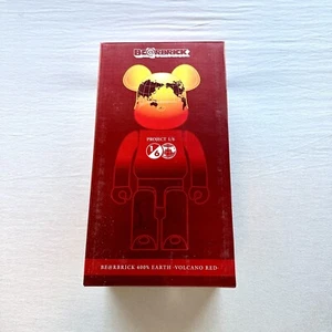Medicom 400% Bearbrick ~ Project 1/6 Be@rbrick Vulcano Terra Rosso - Foto 1 di 2
