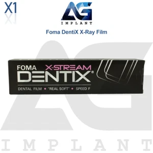 Película de rayos X Foma Xstream DentiX 3x4 cm vinilo suave dimensionalmente estable paquete dental - Imagen 1 de 3