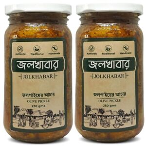 Authentic Traditional Handmade Bengali Recipe Olive Pickle-500Gm(Pack Of 2)