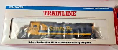 HO Scale Walthers Trainline Santa Fe  GE Dash 8  40B  No 7435 - Image 1 of 4