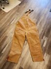 Vintage Carhartt Overalls 54X32 Canvas Double Knee Insulated Workwear Usa Nice