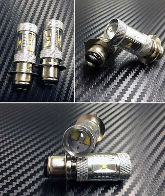 High Power HID LED Headlight H6 Bulbs for Honda CRF250X CRF450X 2004-2015 Lights - Image 1 of 2