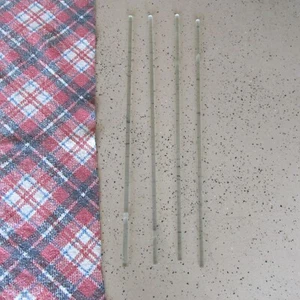 GLASSTANGEN 32 & 1/2 ZOLL LANG 1 CM BREIT ALTBESTAND - Bild 1 von 6