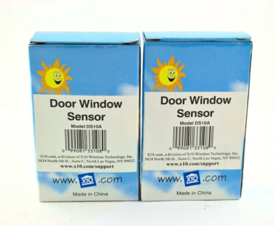 Lot of TWO X10 Home Security DS10A Door Window Sensors - Image 1 of 4