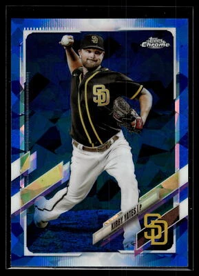 Kirby Yates 2021 Topps Chrome Sapphire Edition Card #267 - Image 1 of 2