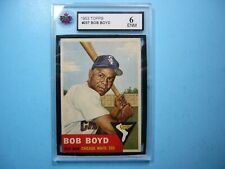 1953 TOPPS MLB BASEBALL CARD #257 BOB BOYD ROOKIE RC KSA 6 EX/NM SHARP '53 GL
