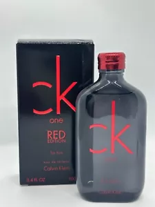 CK Red By Calvin Klien 3.4 EDT Spray For Men - Picture 1 of 6