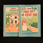 1931-3 2vol Miquette Fermiere and Polo Et Le Petit Pan Camo First Edition Scarce