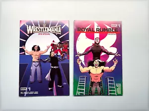 Hardy Boyz WWE Boom Studios 2018 Wrestlemania #1 Royal Rumble #1 Comic Lot Jeff - Bild 1 von 13