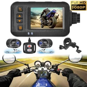 Motorcycle Camera Dual Front and Rear 1080P WIFI GPS Motorbike Dash Camera - Picture 1 of 17