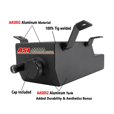 Radiator Coolant Overflow Reservoir Tank for 81-95 Jeep Wrangler YJ CJ5 CJ8 CJ7 - Image 1 of 4