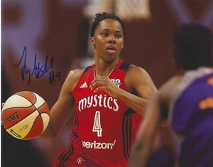 TAYLER HILL Signed 8 x 10 Photo WNBA Basketball WASHINGTON MYSTICS Ohio State - Picture 1 of 1