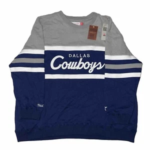 Mitchell & Ness NFL Dallas Cowboys Authentic Throwback Sweater Mens 4XLB - Picture 1 of 5