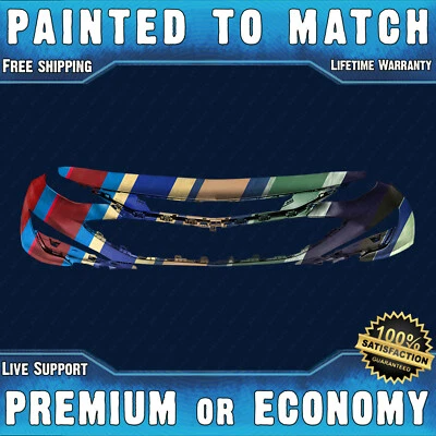 NEW Painted To Match - Front Bumper Cover 2019-2025 Chevy Malibu 19-25 GM1000A37 Foto 1 de 4