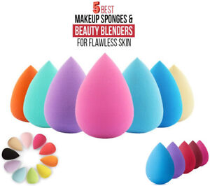 5 Pack Beauty Makeup Sponge Applicator Foundation Blender Buffer Flawless Smooth