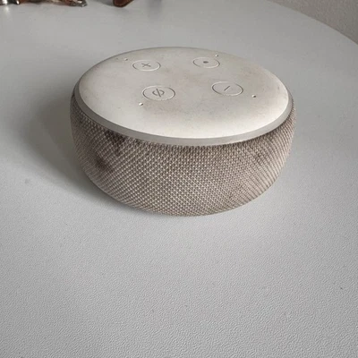 Amazon Echo Dot 3rd Gen Smart Speaker Alexa D9N29T White Fabric - Image 1 of 4
