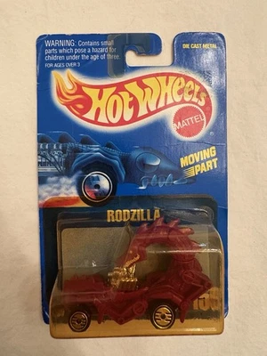 Vintage Hot Wheels 1991 BLUECARD Rodzilla #156 Purple Great Collector! - Image 1 of 3