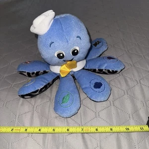 Muñeca de peluche pequeña pulpo azul con sombrero de marinero - Imagen 1 de 3
