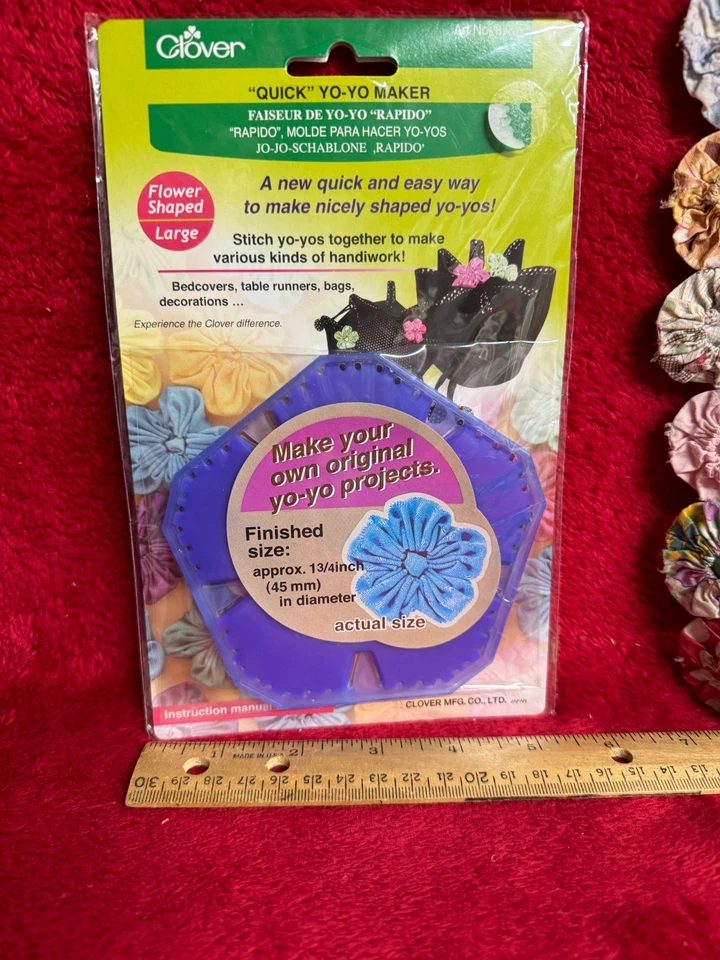 Clover Quick Yo-yo Maker Flower Shaped Large 45mm