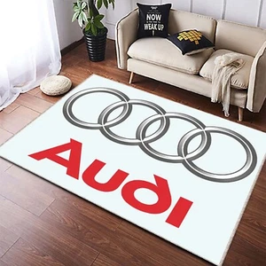 Automotive Car AUDI Car Lover Carpet, Garage Gift, Customizable Personizable Rug - Picture 1 of 8
