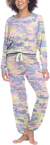 Honeydew Intimates Women's Star Seeker Lounge Set,Zest Camo, M - Picture 1 of 2
