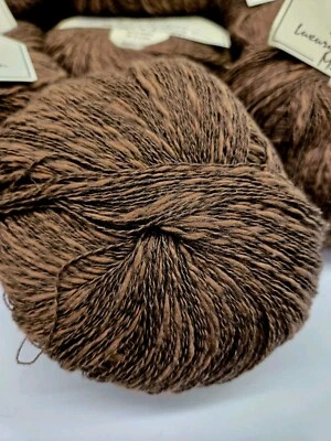 Maggi Knits Irish MK Colllection Brown Yarn Cotton  Linen Ball Crafts Yarn 50g - Image 1 of 2