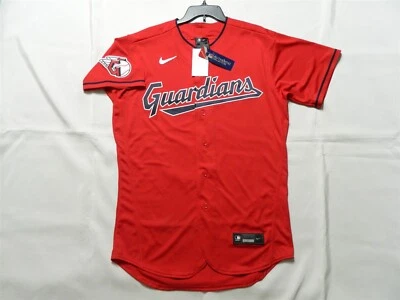 Authentic Cleveland Guardians Elite Flex Base Alternate Red Jersey 44 Reg.$305 - Image 1 of 4