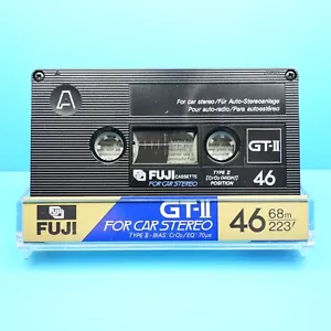 🍒 1x FUJI GT-II 46 * IEC II Tipo 2 * Cinta Cassette Cassette кассета * 1982 - Imagen 1 de 4