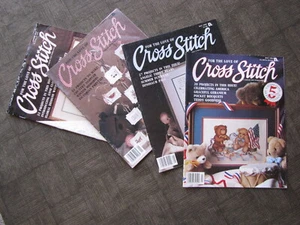 For the Love of CROSS STITCH Lot of 4 - PREMIER ISSUE plus Jan & May 89, July 92 - Picture 1 of 9