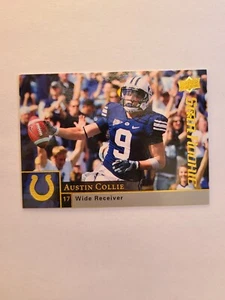 2009 Upper Deck Football Austin Collie Star Rookie Rc Colts - Picture 1 of 2