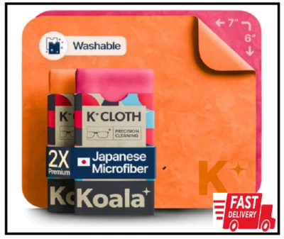 KOALA LIFESTYLE Koala Lens Cleaning Cloth | Japanese Microfiber | Glasses Cleaning Cloths | Eyeg