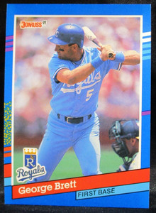 1991 Donruss George Brett Baseball Card #201 (003)