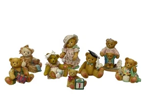 Cherished Teddies Collectible Vintage Lot Of 8 Figurines - Picture 1 of 13