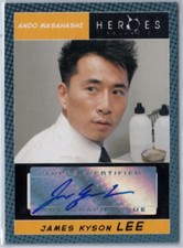 HEROES TOPPS Volume 2 - AUTOGRAPH AUTO CARD - JAMES KYSON LEE as ANDO MASAHASHI