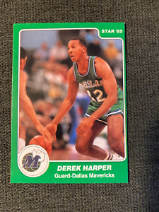 1984-85 Star Basketball #255 Derek Harper Nr Mt to Mint - See Photos