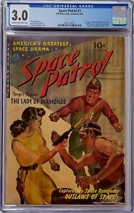 Space Patrol #1 CGC 3.0 (Ziff-Davis 1952) Selten. 1. App Buzz Corey & Cadet Happy - Bild 1 von 3