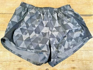 NIKE RUNNING SHORTS 3" BUILT IN PANTY GRAY BLACK MESH ACCENT WOMEN'S XS ⭐️MINT⭐️ - Picture 1 of 8