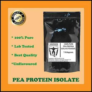Pea Protein Isolate 4kg, Vegan Non GMO, Unflavoured, Premium Quality Supplement - Picture 1 of 10