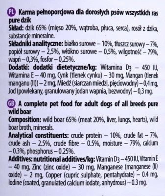 5902921304647 DOLINA NOTECI Premium Pure reich an Wild - Nassfutter für Hunde -  - Bild 1 von 3