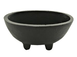Cast Iron Cauldron Incense Burner Bowl/Smudge/Charcoal-Ritual Offering 3" x 2" 