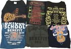 Lot of 6 Bridge School Benefit Concert Tour T-Shirts 2000-2016 Neil Young Rock