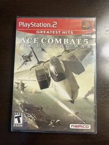 Ace Combat 5: The Unsung War - Greatest Hits (Playstation 2, PS2) - Sealed / New - Picture 1 of 8
