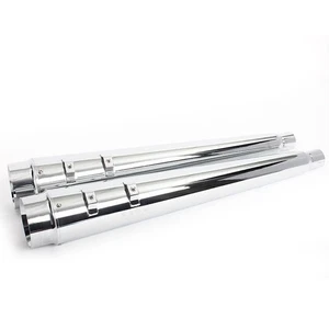 Silenziatore tubo di scarico per Harley Touring Models 95-16 Street Road Glide - Foto 1 di 8