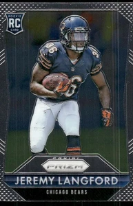 2015 Panini Prizm Jeremy Langford Rookie #248 Chicago Bears - Bild 1 von 2