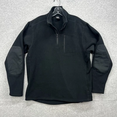 Condor Fleece Sweater Mens XL Black 607 Tactical Pocket 1/4 Zip Pullover Jacket - Image 1 of 4
