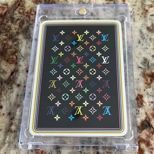 Louis Vuitton VIP Murakami Queen of Spades Multicolor card in Holder  - Picture 1 of 8