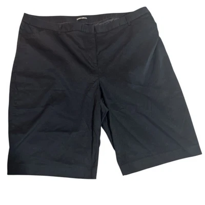 Fashion Bug Black Bermuda Shorts Sleek Design - Size 18W - Image 1 of 4