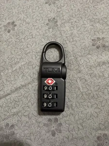 NEU Tumi ALPHA Metall TSA Gepäcktasche Zahlen-Clipschloss - Bild 1 von 4