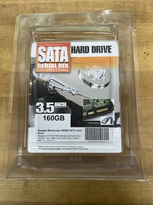 Seagate 160 GB, 8MBInternal,7200 RPM,3.5" (9SL13A-033) Hard Drive - Image 1 of 2