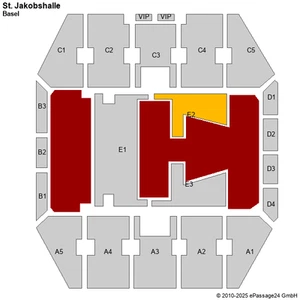 1 x Eurovision Song Contest Tickets 17.05. FINALE ESC 2025 Stehplätze vorne E2 - Bild 1 von 1